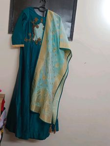 Anarkali With Dupatta