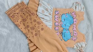 (Combo Of 7) Denim Dress with Rhinestone Details