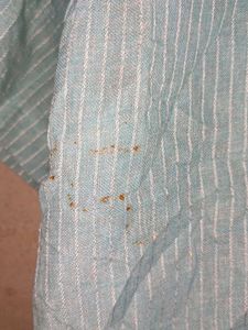 Women&#39;s Formal Shirt Top Half-sleeve Stripped
