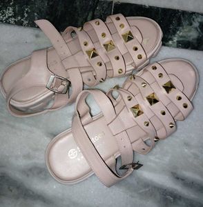 Studded Gladiator Sandals