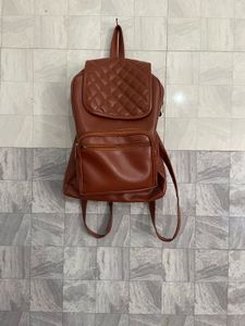 Brown backpack