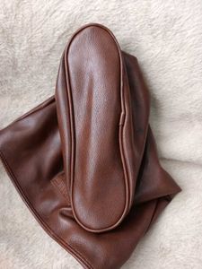 Imported Brown Leather Tote Bag
