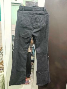 Dark Grey Flared Jeans