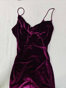 Velvet Sexy Mini Dress