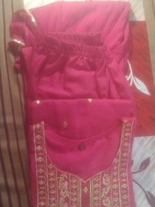 Pink Embroidered Kurta Set