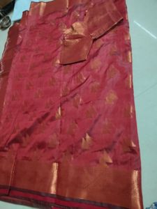 banarsi katpadar saree with blouse
