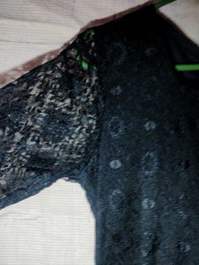 Elegant Black Lace Dress