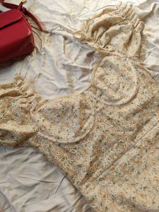 Urbanic Crochet Embroidery Bodycon Dress