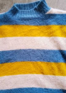 Multicolored Woolen Sweatshirt