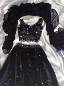 Black 3 Piece Lehenga Set✨