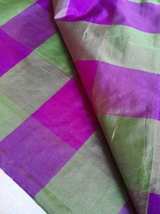 Checked Saree