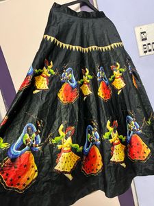 Pintrest Ethnic Printed Skirt