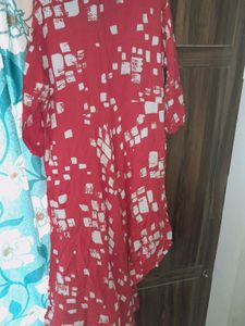 Red Colur Full Lenght Dresss