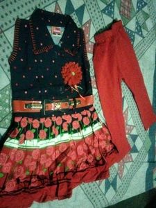 Frock with leggings