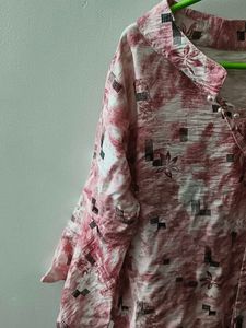 Stylish Pink Print Top