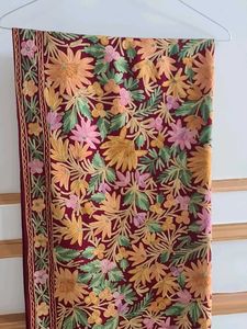 Floral Kashmiri Embroidered Stole