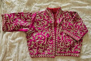 Embroidered Silk Blouse