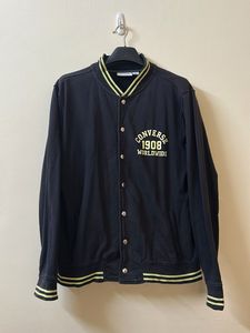 Mens Converse Black Varsity Sweatshirt
