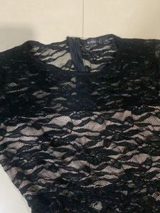 Elegant Black Lace Long Sleeve Dress