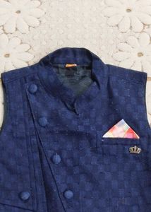 Kurta Dhoti Jacket Set For Kid