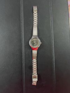 Silver Hmt Watch For Women With Silve Steel Strap