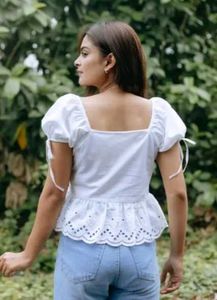 White Elegant Top