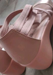 Forever Glam Pink Wedge Sandals