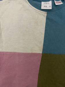 Zara Colorblock Tee
