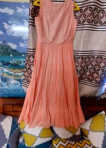 Maxi Dress Sleeves Attached Inside