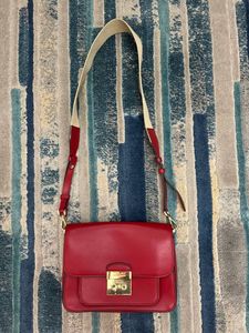 MICHAEL KORS Sloan Editor Large Red Burgundy❤️
