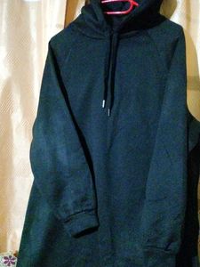 Black Warm Hoodie Dress