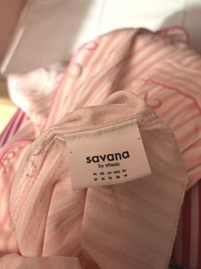 Cute Striped Pajama Top