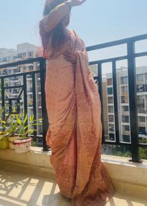 Amazing saree in brown colour