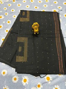 Elegant Black Saree