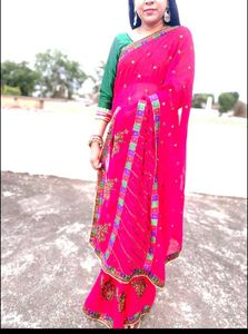 Banarasi Silk Suit And Saree