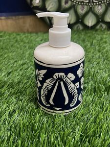 Hand-Painted Ceramic Soap Dispenser