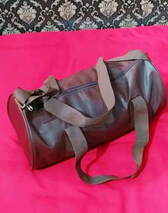 Leather Gym Bag