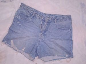 Sexy Light-Blue Denim Shorts 💙  Size 30–32