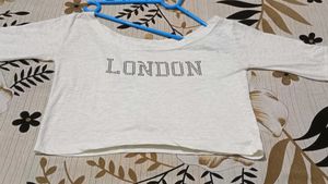 London Graphic Crop Top