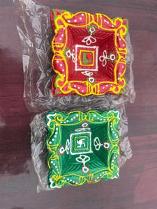 Navratri And Diwali Special Diya Set