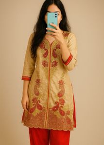 beautiful ethnic kurti knee