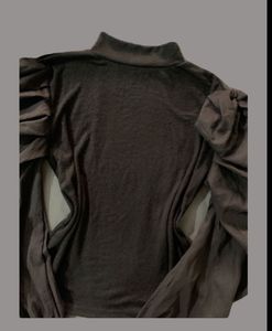 🕸️turtleneck ruffled Top🕸️