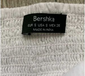 Bershka Powder Blue Lace Trim Cami Top