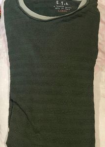 Green Colour WestSide ETA T Shirt - Full Sleves