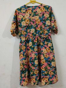 Floral Print Mini Dress