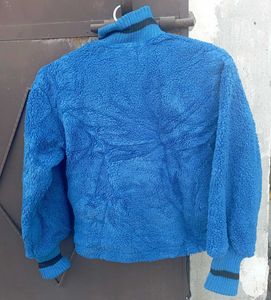 Sale Blue Fleece Pullover