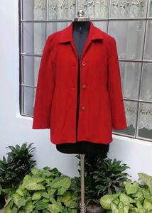 Meroon  Classic Button-Down Coat