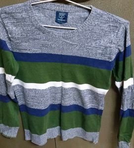 Striped Pullover Sweater