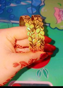 Gold-Plated Bangle Set