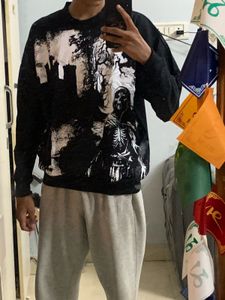 Graphic Print Sweater GENRAGE BRANDNEW